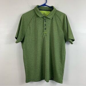 Prana Olive Green Polo Shirt